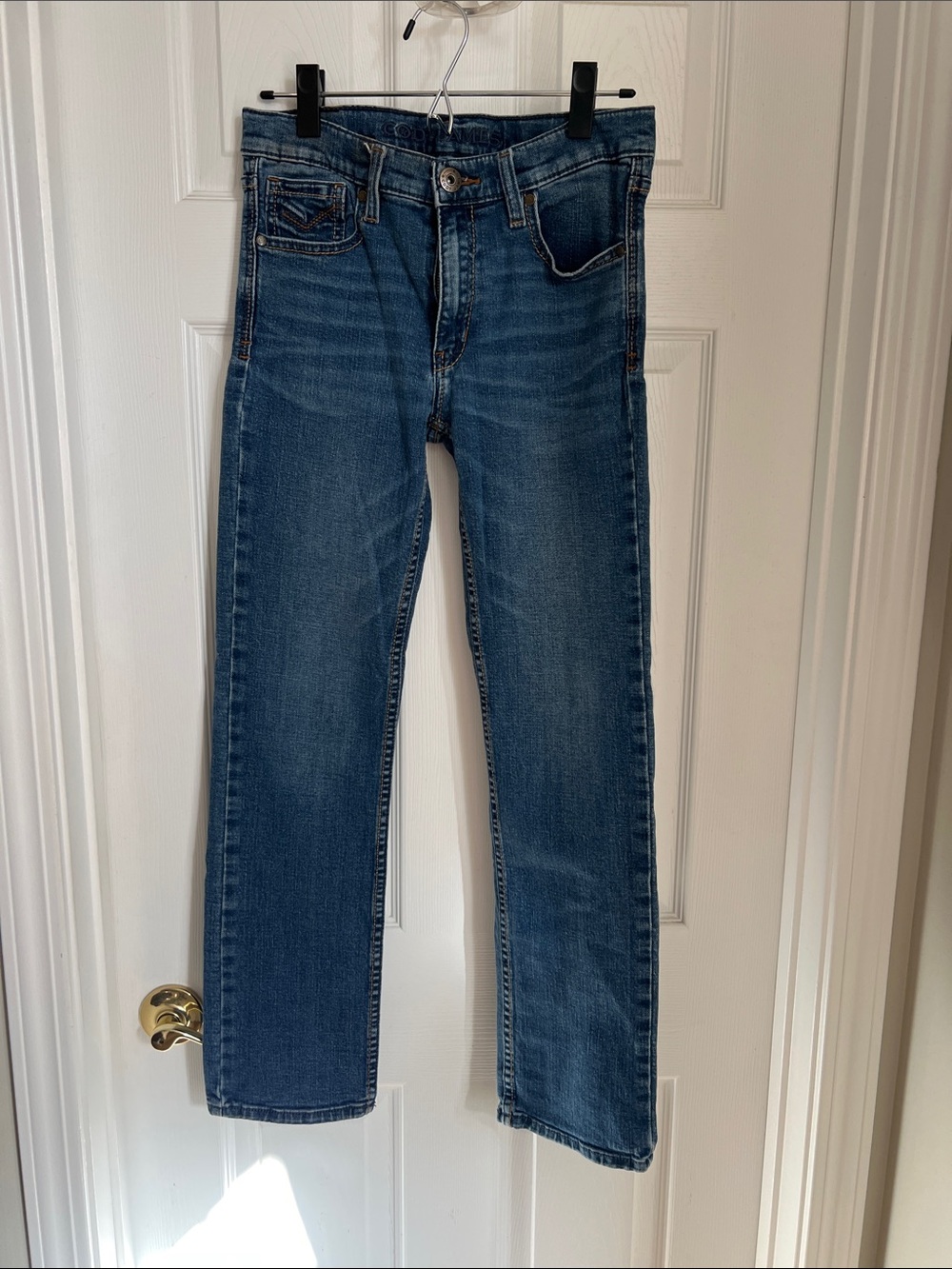 Kids Straight-Leg Denim Jeans - Blue